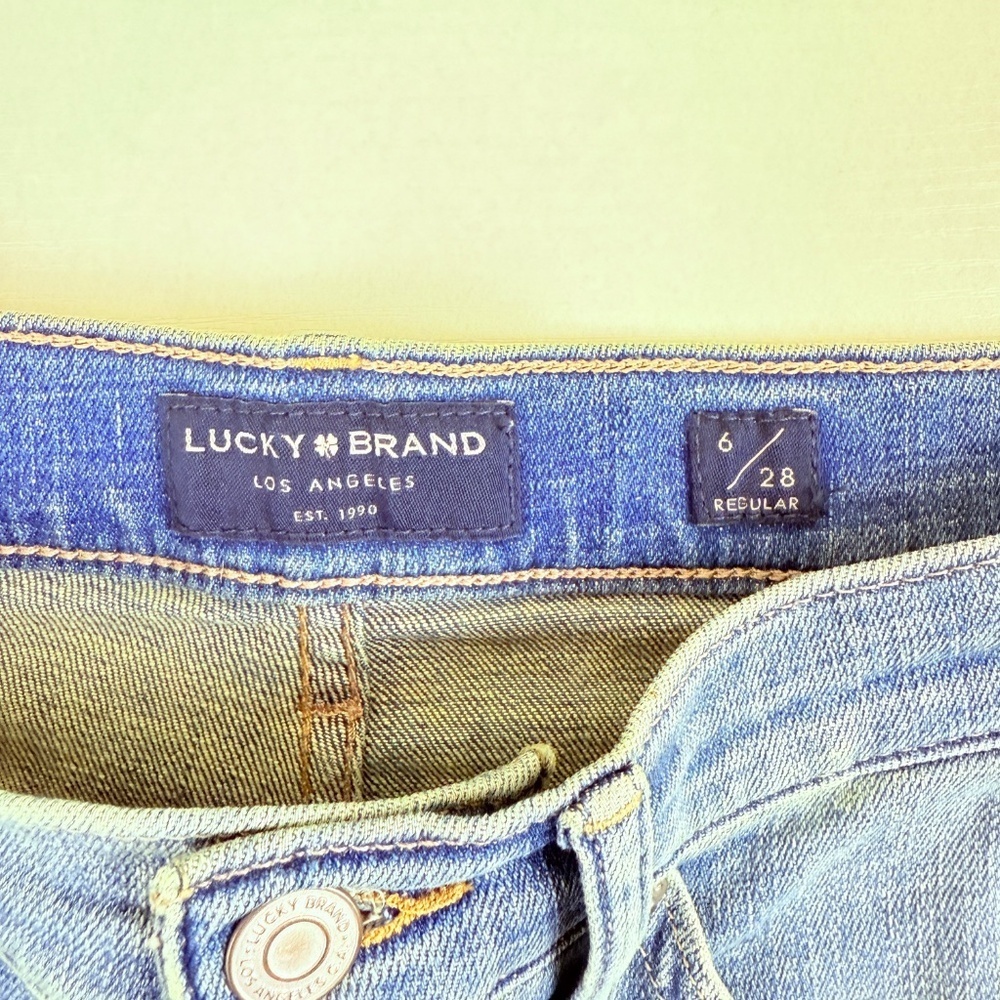 NWT Lucky Brand Ava Mid Rise Skinny Jeans 28R - Picture 4 of 11